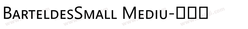 BarteldesSmall Mediu字体转换